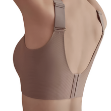 Load image into Gallery viewer, Seamless V-Neck Push-Up Bra with Adjustable Wide Straps

