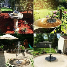 Load image into Gallery viewer, Solar Powered Water Fountain Pump for Bird Baths, Ponds, and Garden Decoration
