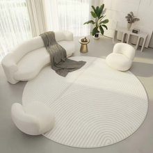 Load image into Gallery viewer, Simple Cream Crystal Velvet Floor Mat for Bathroom, Kitchen and Living Spaces
