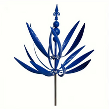 Load image into Gallery viewer, Metal Wind Spinner – Dual Motion Garden Kinetic Sculpture

