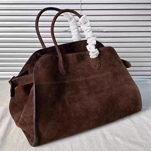 Load image into Gallery viewer, Suede Commuter Tote Bag for Women, Large Capacity Luxury Minimalist Shoulder Tote

