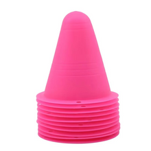 Load image into Gallery viewer, 10-Pack Training Cones for Skating, Soccer, Football, and Sports Drills
