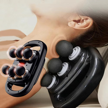 Load image into Gallery viewer, Wireless Deep Tissue Percussion Massager with 6 Attachments and 0.55 in. Stroke
