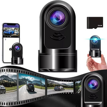 Load image into Gallery viewer, 1080P HD 360° Rotating Mini ADAS Dash Camera with 32GB Card, Night Vision, Motion Detection, and 24H Parking Mode
