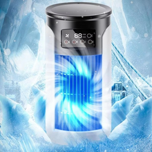 Load image into Gallery viewer, Portable Air Conditioners Fan Evaporative Cooler USB Quiet Timer Room Cooling Small 10 oz Water Tank Personal Cooler Adjustable
