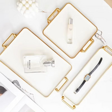 Load image into Gallery viewer, Elegant Rectangular Multi-Purpose Storage Tray
