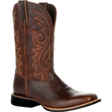 Load image into Gallery viewer, Handmade Leather Mid-Calf Western Cowboy Boots for Men and Women – Black and Brown
