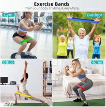 Load image into Gallery viewer, Resistance Bands Fitness Set for Strength Training and Full Body Workouts
