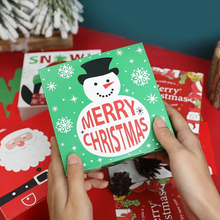 Load image into Gallery viewer, Christmas Gift Boxes Set of 4, Snowman and Santa Claus Cookie and Candy Boxes for Holiday Parties and Home Décor
