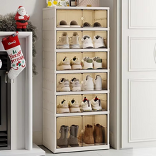 Load image into Gallery viewer, Transparent Foldable Large-Capacity Shoe Organizer
