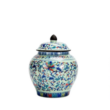Load image into Gallery viewer, Blue And White Porcelain Tea Storage Jar

