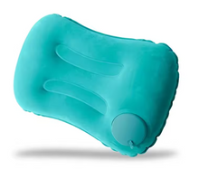 Load image into Gallery viewer, Portable inflatable pillow – ultra-soft travel support for neck &amp; lumbar comfort
