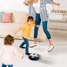Load image into Gallery viewer, Hover Kick LED Floating Soccer Ball for Kids – Indoor Gliding Soccer Toy
