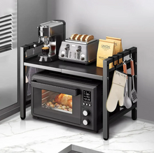 Load image into Gallery viewer, Adjustable Microwave Storage Shelf
