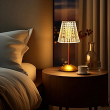 Load image into Gallery viewer, Crystal Glow Wireless Luxury Table Lamp
