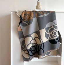 Load image into Gallery viewer, Reversible Printed Cashmere Scarf, Luxury Warmth And Style
