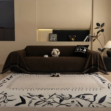 Load image into Gallery viewer, Chevron Herringbone Tassel Couch Cover Throw Blanket
