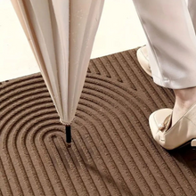 Load image into Gallery viewer, Curved Thread Line Door Mat, Microfiber Absorbent Entry Rug
