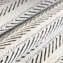 Load image into Gallery viewer, Herringbone Scallop Edge Couch Cover, Soft Microfibre Furniture Protector
