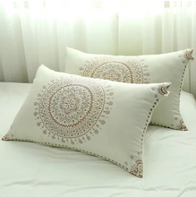 Load image into Gallery viewer, Mandala Cotton Gauze Pillowcases Soft Breathable Set
