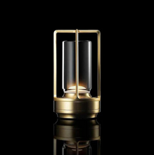 Load image into Gallery viewer, Nordic Crystal Lantern Cordless Rechargeable Table Lamp
