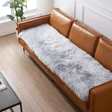 Load image into Gallery viewer, Faux Fur Couch Cover Plush Crystal Velvet Furniture Protector
