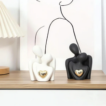 Load image into Gallery viewer, Abstract Lovers Figurine Modern Minimalist Couple Sculpture
