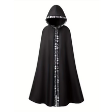 Load image into Gallery viewer, Medieval Hooded Cape for Adults with Attached Hood
