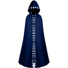 Load image into Gallery viewer, Medieval Hooded Cape for Adults with Attached Hood

