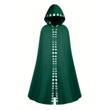 Load image into Gallery viewer, Medieval Hooded Cape for Adults with Attached Hood
