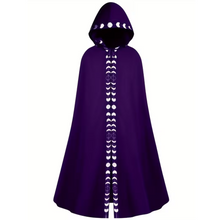 Load image into Gallery viewer, Medieval Hooded Cape for Adults with Attached Hood
