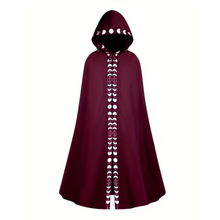 Load image into Gallery viewer, Medieval Hooded Cape for Adults with Attached Hood
