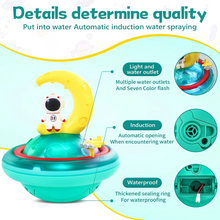 Load image into Gallery viewer, Interactive Astronaut Bath Toy with Automatic Water Spray, Lights, and Music
