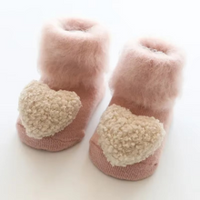 Load image into Gallery viewer, Cozy Velvet Plush Anti-Slip Baby Socks for Warm Winter Comfort
