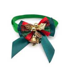 Load image into Gallery viewer, Christmas Pet Bowties and Neckties for Small Dogs
