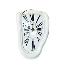 Load image into Gallery viewer, Surreal Melting Wall Clock – Distorted Dali-Inspired Timepiece for Home &amp; Garden
