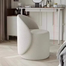 Load image into Gallery viewer, Modern Nordic Rotating Vanity Stool with Cushioned Seat for Dressing Rooms
