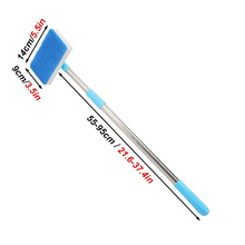 Load image into Gallery viewer, Extendable Aquarium Cleaner with 180° Adjustable Double-Sided Sponge
