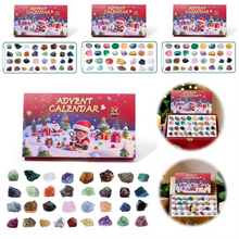 Load image into Gallery viewer, Christmas Advent Calendar 24 Days Rock and Crystal Collection for Kids
