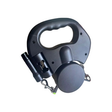Load image into Gallery viewer, Retractable Dual Dog Leash with 360 Degree Swivel and LED Safety Light for Walking Two Dogs
