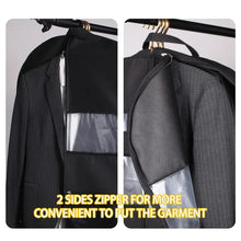 Load image into Gallery viewer, Garment Bag for Travel, Double Zipper, Breathable Transparent Suit Organizer 43 Inch
