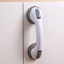 Load image into Gallery viewer, Safety Helping Handle with Suction Cups – Anti-Slip Bathroom Grab Bar for Toilet and Bath Support
