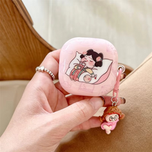 Load image into Gallery viewer, Cute Earbuds Case with Keychain for Samsung Galaxy Buds

