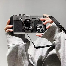 Load image into Gallery viewer, 3D Retro Camera Crossbody Phone Case With Lanyard
