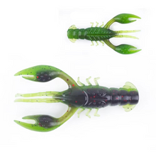 Load image into Gallery viewer, 8pcs Floating Soft Shrimp Baits, 2.5in 0.14oz Silicone Crankbait Fishing Lures for Bass and Freshwater Game Fish
