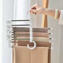 Load image into Gallery viewer, 5-in-1 Adjustable Closet Organizer Hanger
