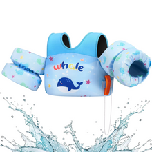 Load image into Gallery viewer, Kids Foam Life Vest with Arm Floats and Safety Whistle for Swimming and Kayaking
