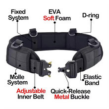 Load image into Gallery viewer, Tactical Quick Release Nylon Belt with Metal Buckle for Outdoor Sports
