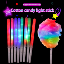 Load image into Gallery viewer, 50 pcs Colorful LED Glow Sticks for Cotton Candy and Marshmallow Cones
