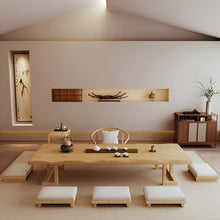 Load image into Gallery viewer, Solid Wood Japanese Low Coffee Table for Living Room and Bay Window
